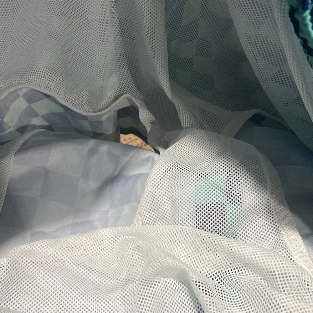 Goodfellow & Co checkered swim trunks‎